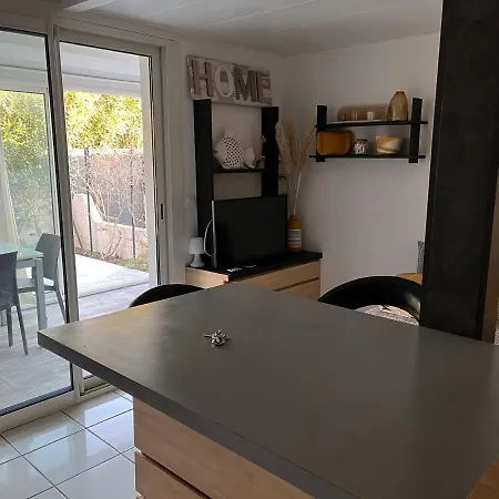 Aux Ayguades, Pavillon tout confort proche plage, terrasse et WIFI-2